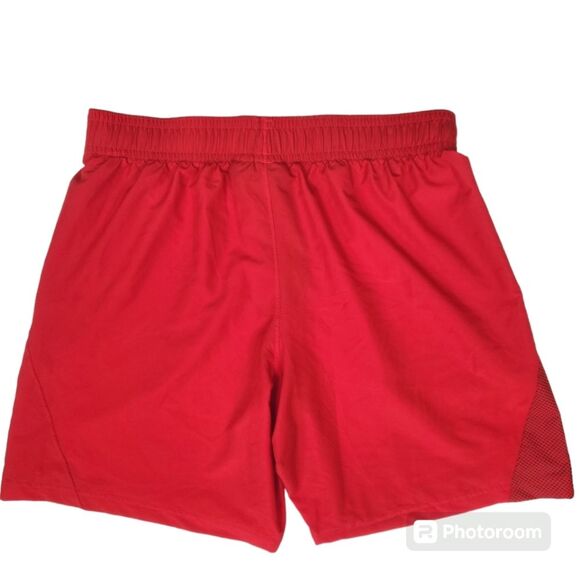 Under Armour Mens Big Logo 2 Pocket Weighted Hem Athletic Shorts XL - Picture 2 of 6